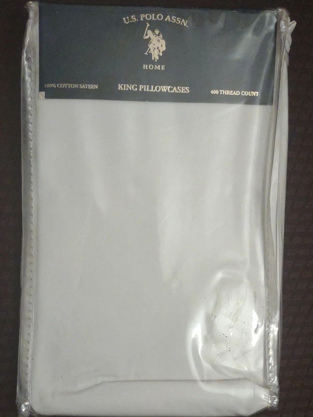 U.S. Polo Assn. Home King Pillowcases - White